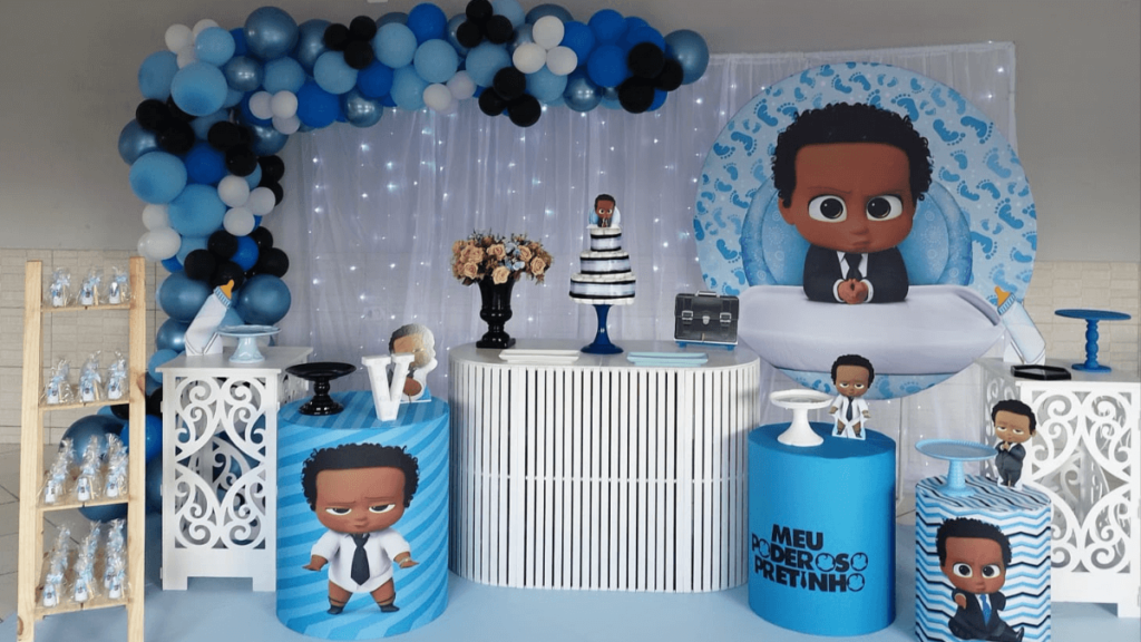 kit pegue e monte e decoração completa