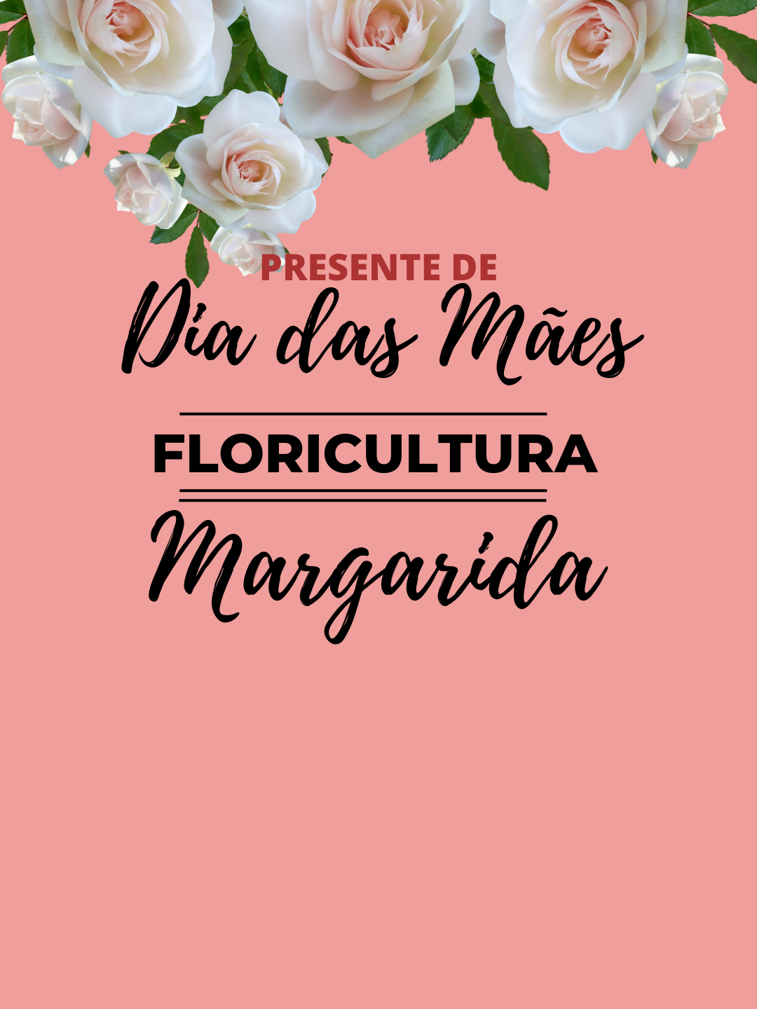 Cative sua mãe com a beleza das flores da Floricultura Margarida