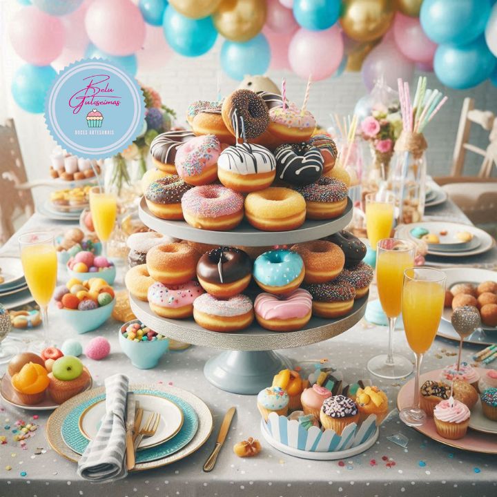 Mini Donuts para Festas: Perfeito para Qualquer Ocasião 2 encomenda de mini donuts