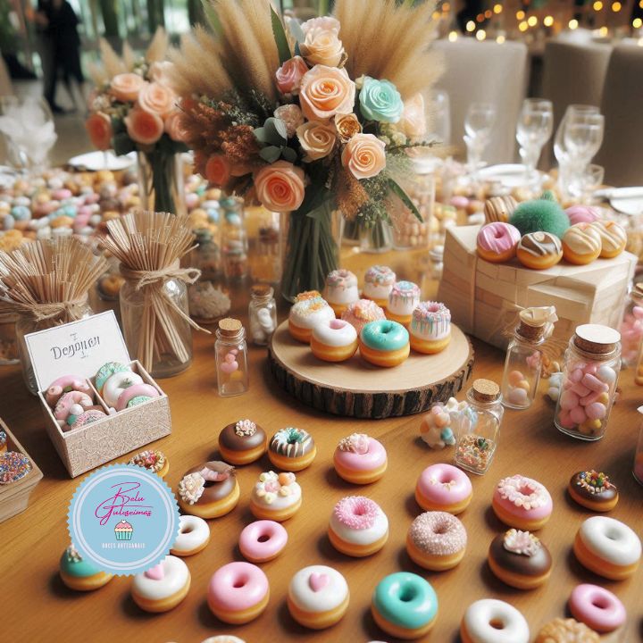 Mini Donuts para Festas: Perfeito para Qualquer Ocasião 4 mini donuts para aniversarios