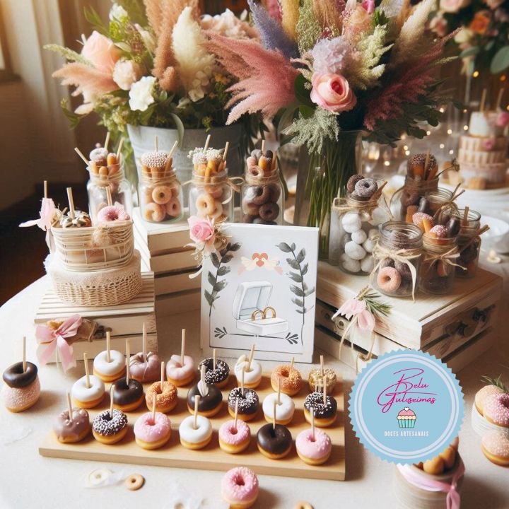 Mini Donuts para Festas: Perfeito para Qualquer Ocasião 1 mini donuts para eventos