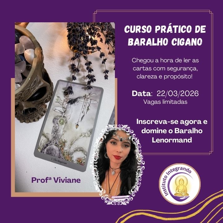 Cursos Holísticos do Instituto Integrando 5 Curso Pratico de Baralho Cigano 2