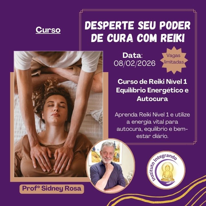 Cursos Holísticos do Instituto Integrando 2 Curso de Reiki