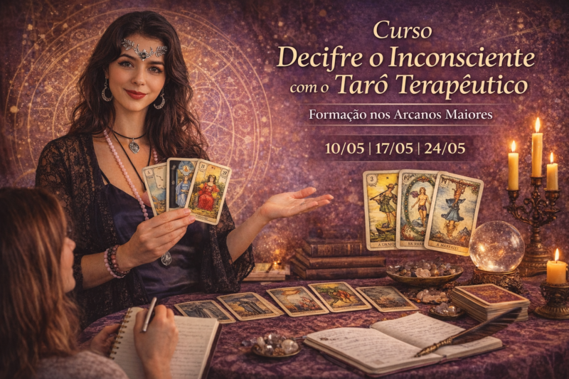 Curso Decifre o Inconsciente com o Tarô Terapêutico: Formação nos Arcanos Maiores
