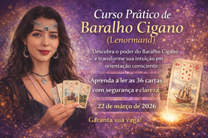 Curso Prático de Baralho Cigano (Lenormand)